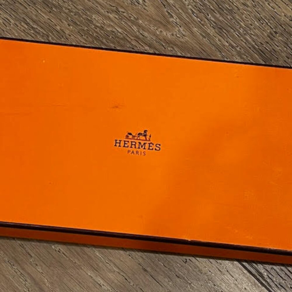 Never Worn Hermes tie (in box)